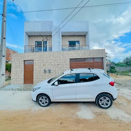 Estrela Apartamento 2 Terreo - Quarto E Sala Com Cozinha Americana Na Praia Do Prea-Ce Exterior photo